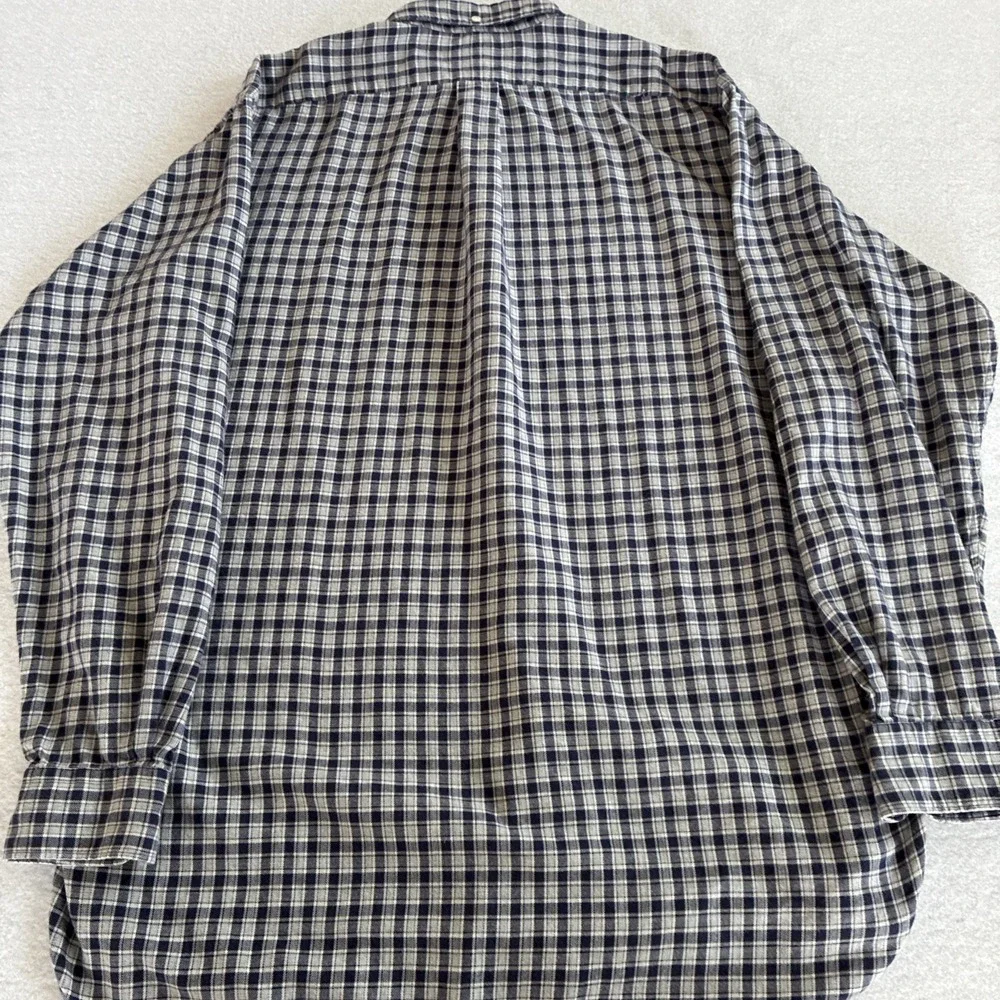 Polo Ralph Lauren Mens McMeel Fit 100% Cotton Sz L Button Up Long Sleeve Plaid